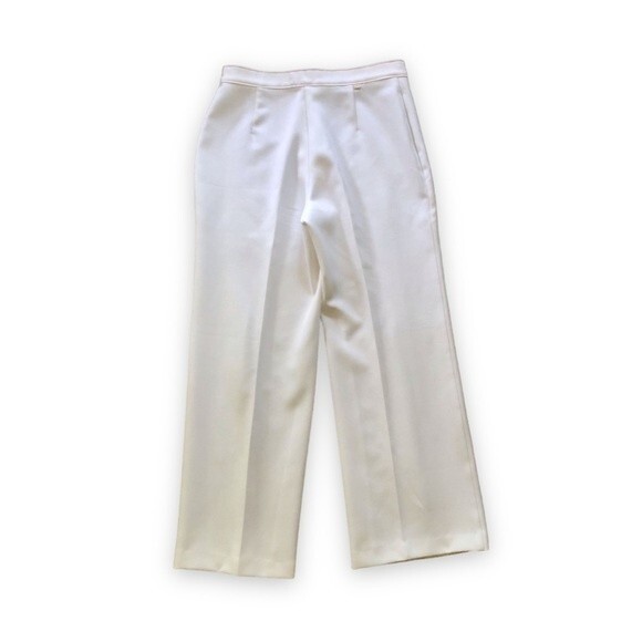 Vintage 70s 80s Levi's White Bend Over Pants Trousers High Waisted Size 14 - Picture 2 of 7